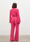 Bel Detaylı Pantolon - Pembe