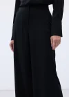 Jakarlı Pantolon - Siyah