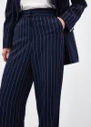 Rina Çizgili Pantolon - Lacivert