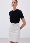 Sakallı Kısa Kol Triko - Siyah