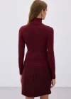 Tam Balıkçı Triko - Bordo