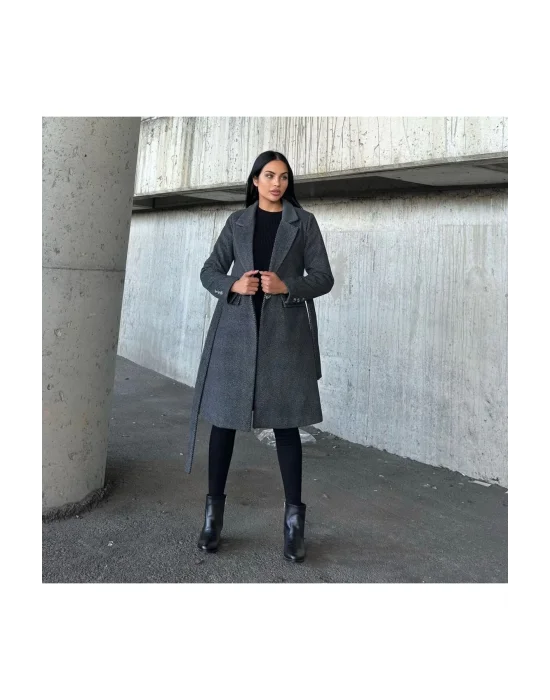 R&G Siyah   Kaşe Kaban