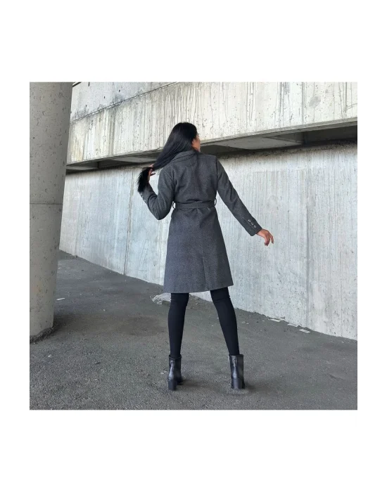 R&G Siyah   Kaşe Kaban