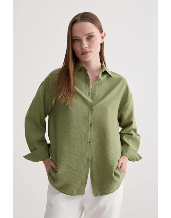 Haki Yeşili Gömlek