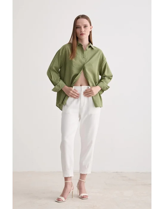 Haki Yeşili Gömlek
