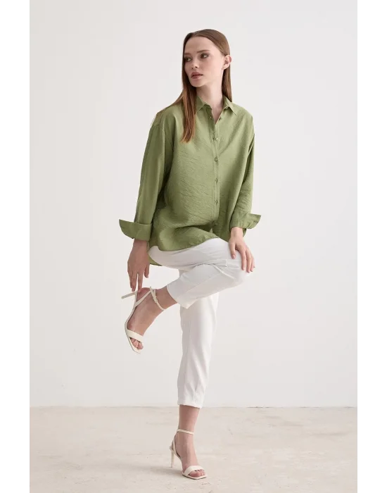 Haki Yeşili Gömlek