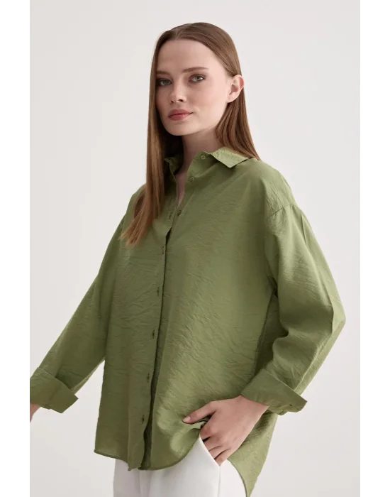 Haki Yeşili Gömlek