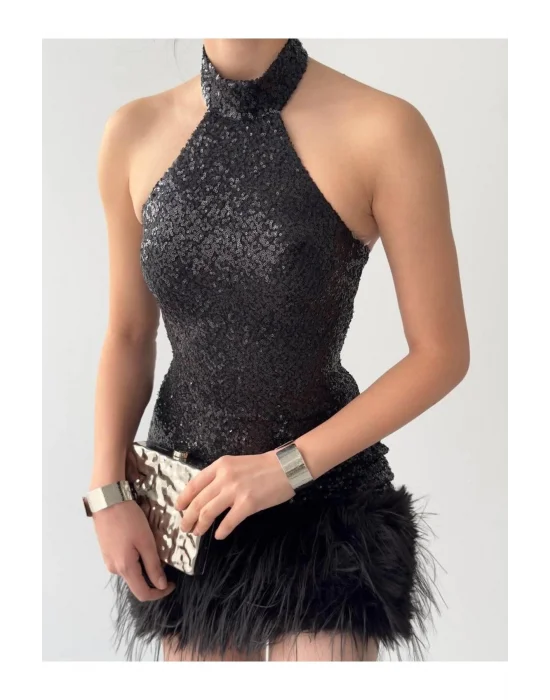 Orpa Pul Payet Elbise