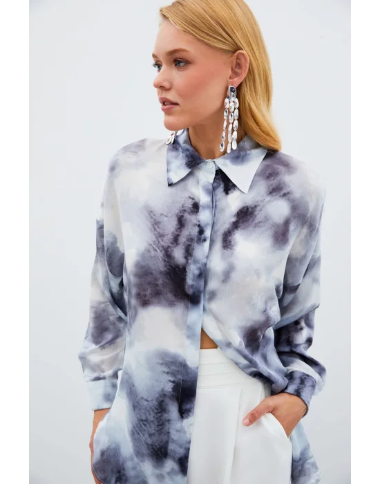 Salaş Uzun Gömlek - GRİ