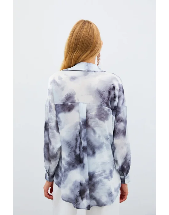 Salaş Uzun Gömlek - GRİ