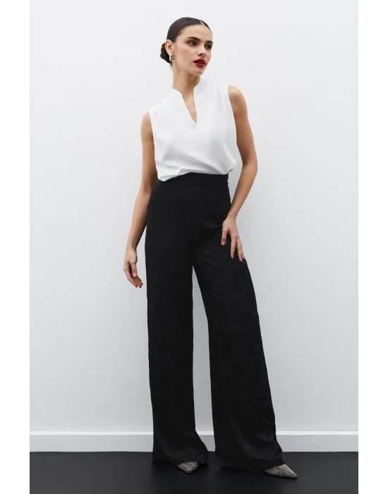 Hakim Yaka Kolsuz Bluz - Ekru