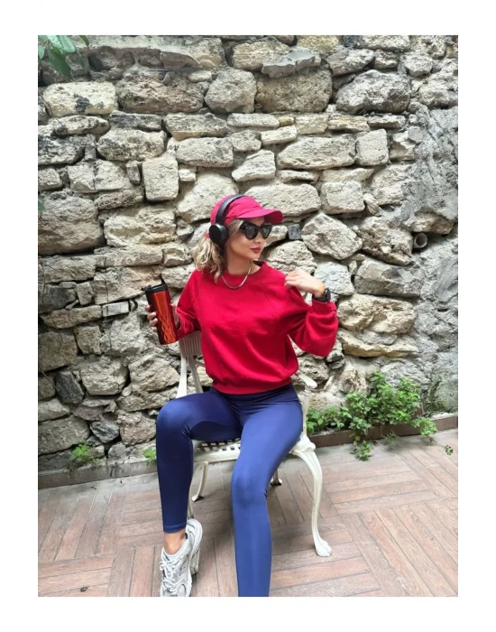 Kırmızı Sweatshirt