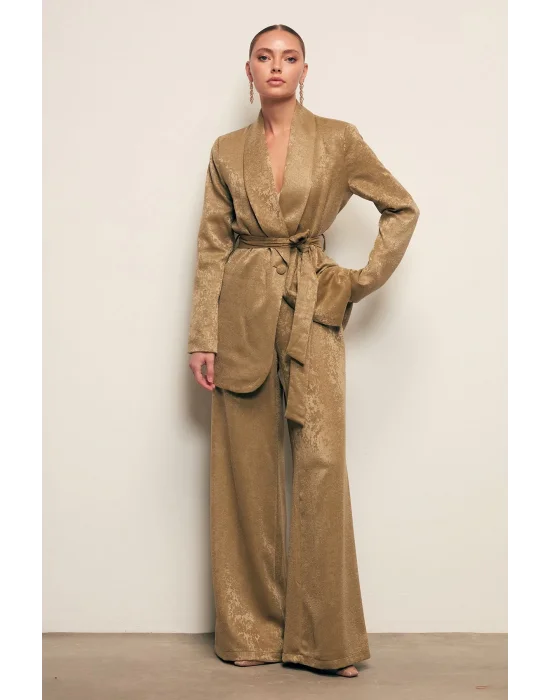 Geniş Paça Pantolon - HAKİ