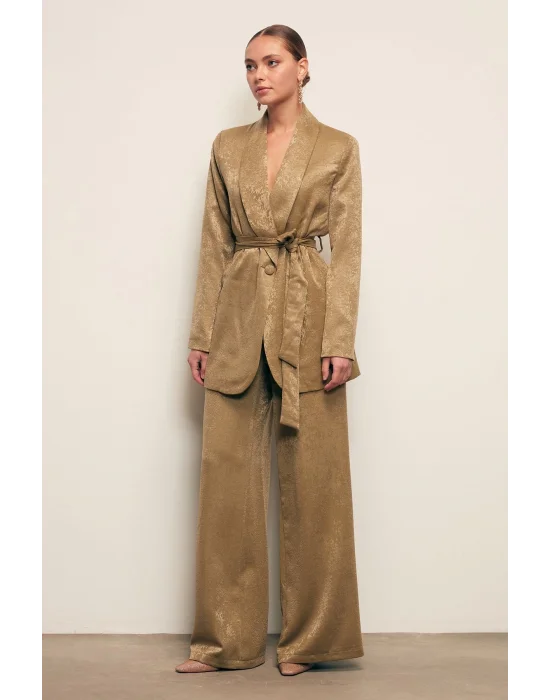 Geniş Paça Pantolon - HAKİ