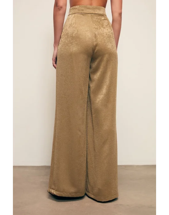 Geniş Paça Pantolon - HAKİ