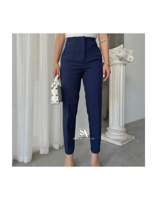 Flatolu Pantolon - Lacivert