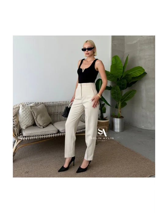 Önü Flatolu Pantolon