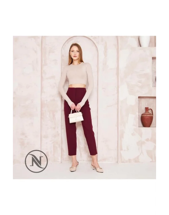 YÜKSEKBEL FLATOLU PANTOLON