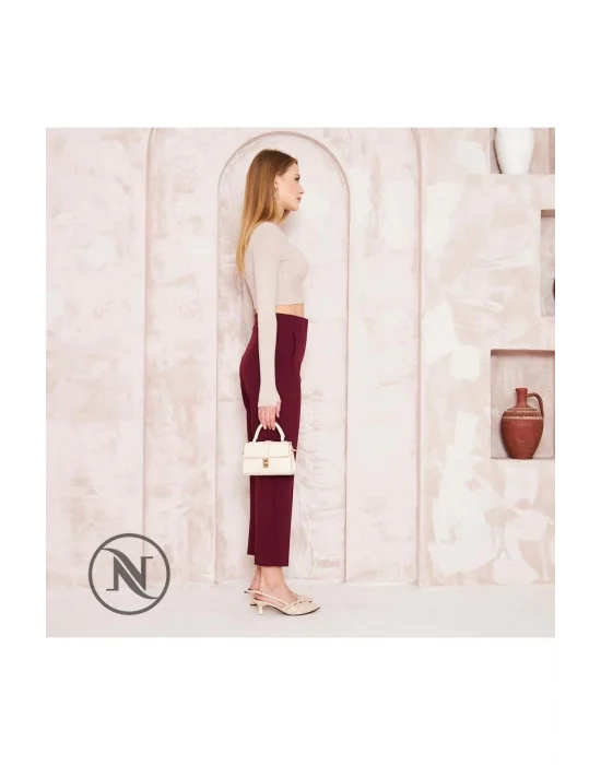 YÜKSEKBEL FLATOLU PANTOLON