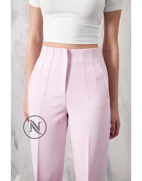 ÖNÜ FLATOLU PANTOLON HAVUÇ