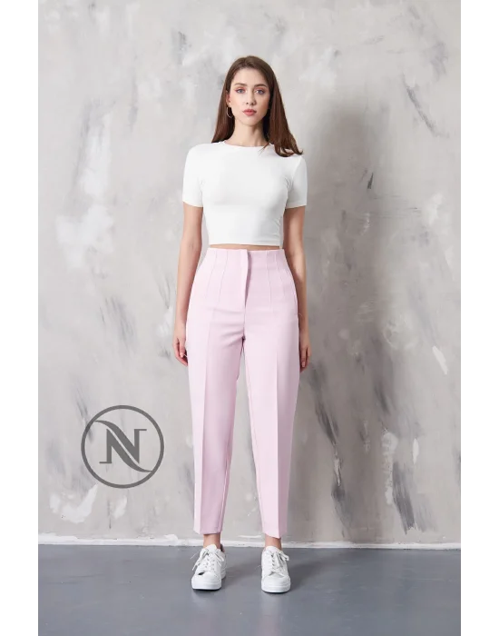 ÖNÜ FLATOLU PANTOLON HAVUÇ