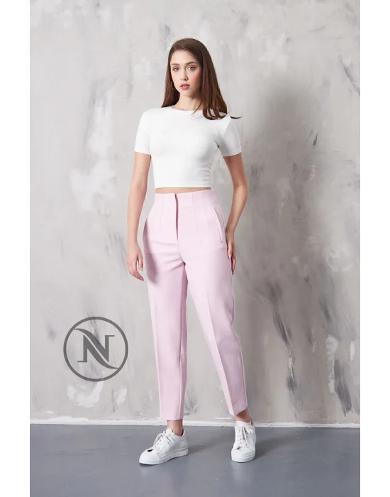 ÖNÜ FLATOLU PANTOLON HAVUÇ