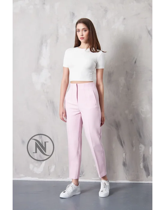 ÖNÜ FLATOLU PANTOLON HAVUÇ