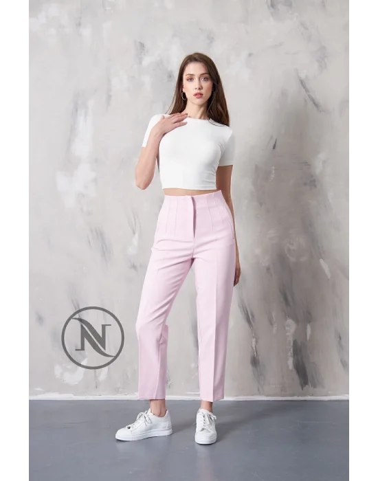 ÖNÜ FLATOLU PANTOLON HAVUÇ