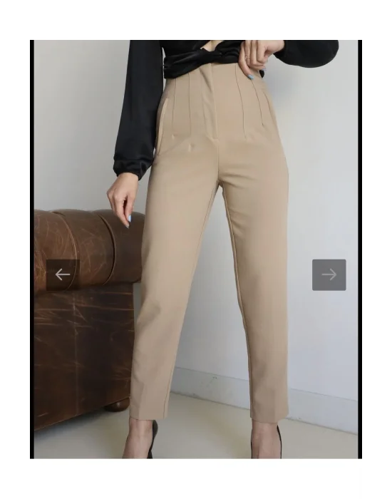 Flatolu Pantolon - Camel