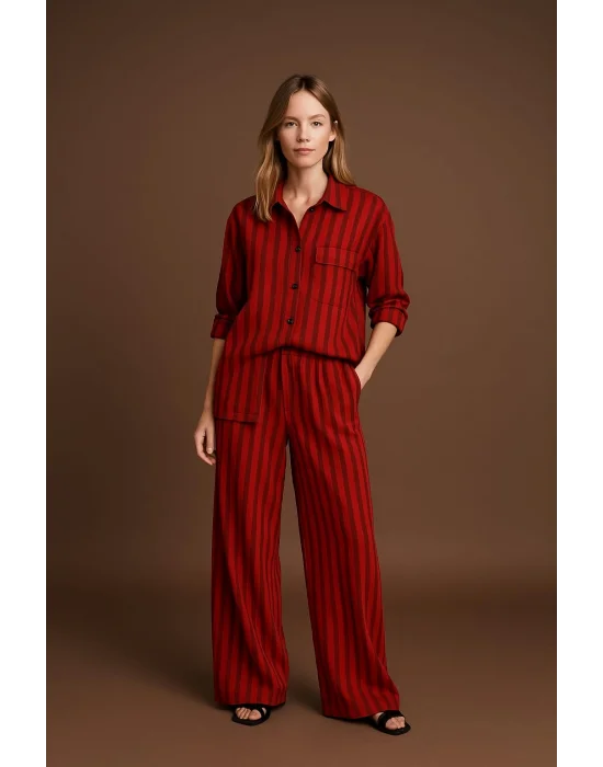 Çizgili Premium Takım