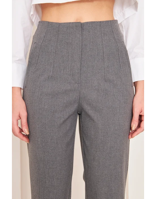 Flatolu Pantolon Gri