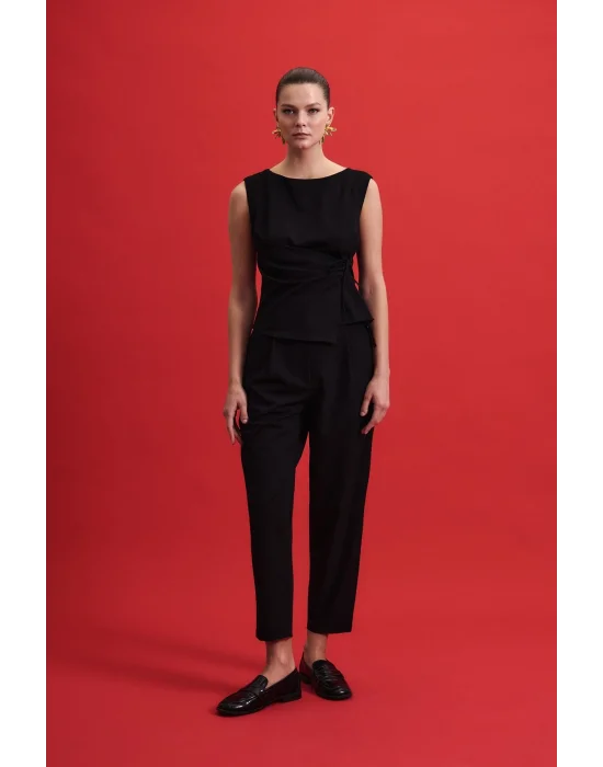 Lena Havuç Pantolon - Siyah