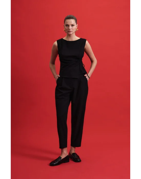 Lena Havuç Pantolon - Siyah