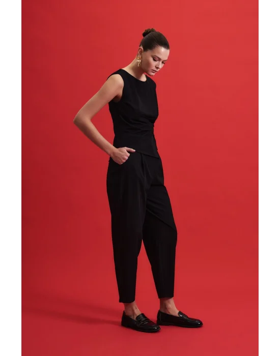 Lena Havuç Pantolon - Siyah