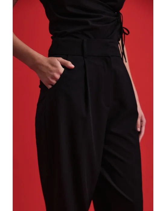 Lena Havuç Pantolon - Siyah