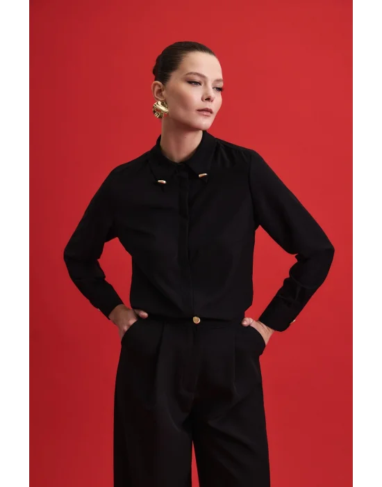 Lucy Gömlek - Siyah