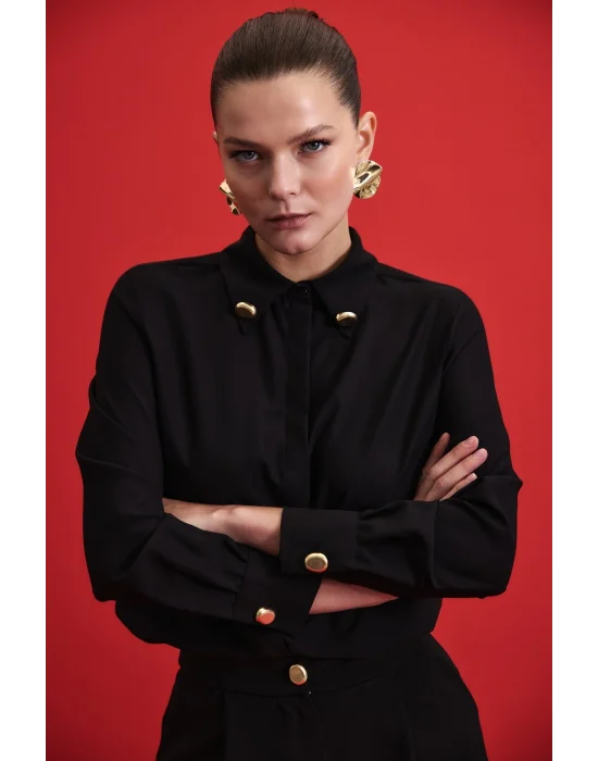 Lucy Gömlek - Siyah