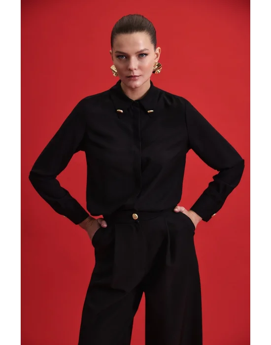 Lucy Gömlek - Siyah