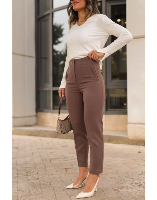 Önü Flatolu Pantolon