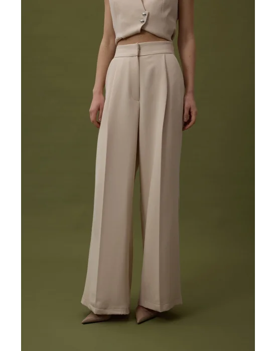 Sofia Palazzo Pantolon - Bej