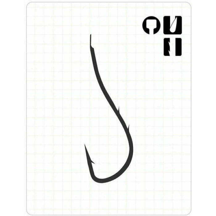 2901 RYUSEN TWO SLICED #4 BLACK NIKEL 12P