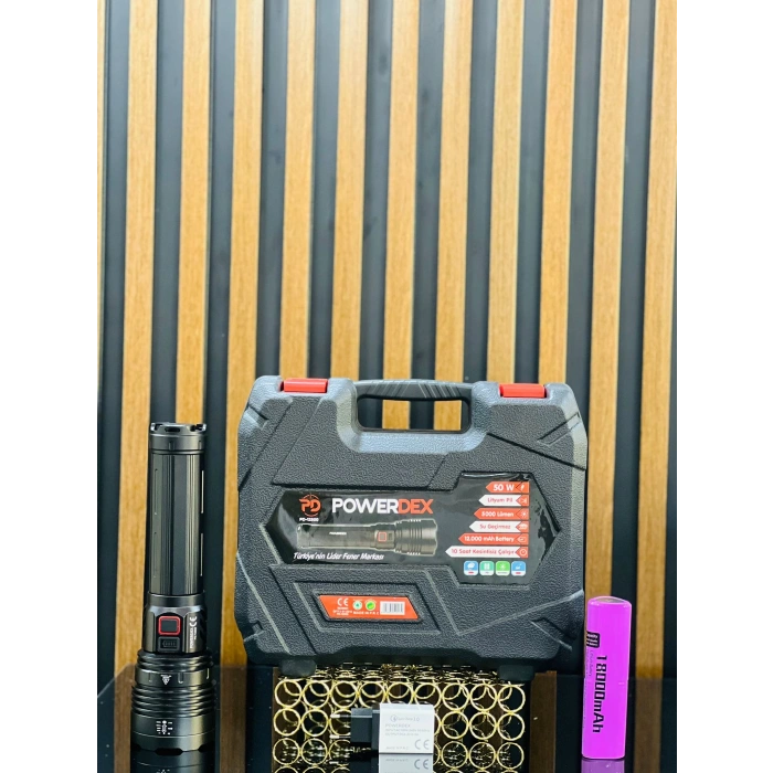 Powerdex PD-12500 Profesyonel El Feneri