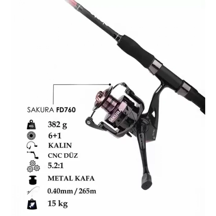 SAKURA FD-760 AL KAFA CNC KOL 6+1 BB