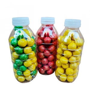 Pet Hamur Yuvarlak Yeşil Simli