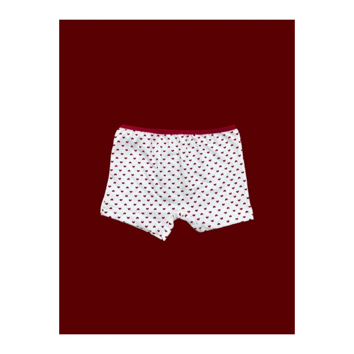 Karışık Desenli Kız Çocuk Boxer 6lı