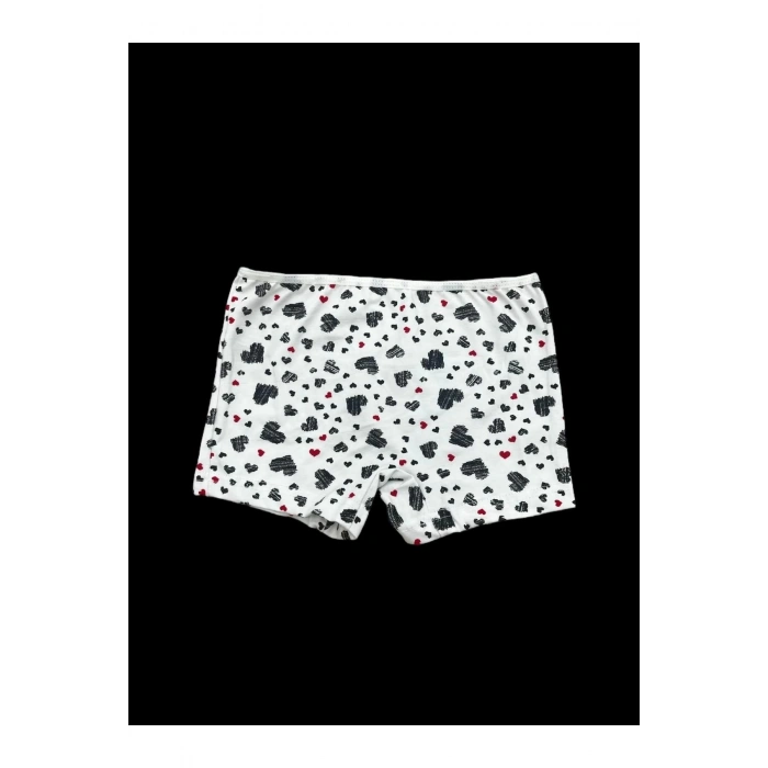 Karışık Desenli Kız Çocuk Boxer 2li