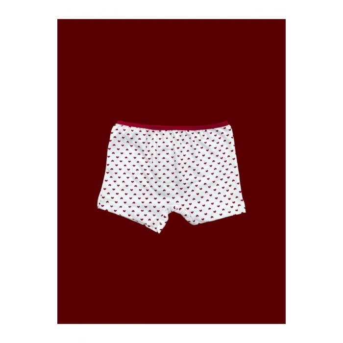 Karışık Desenli Kız Çocuk Boxer 2li