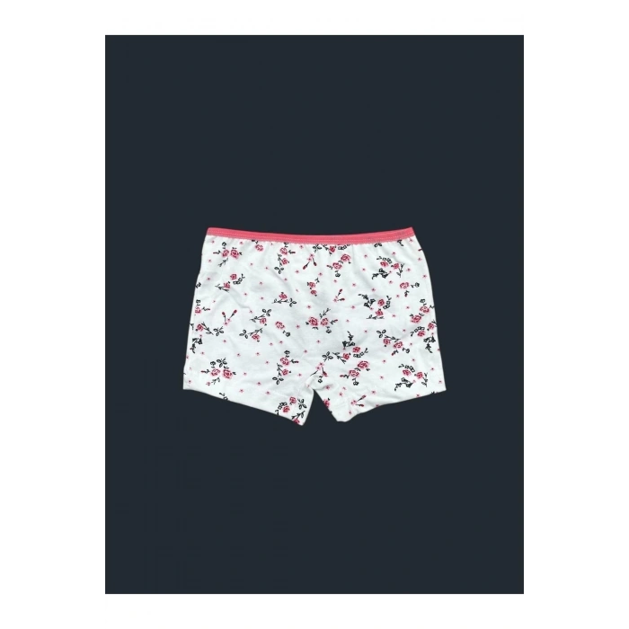 Karışık Desenli Kız Çocuk Boxer 2li