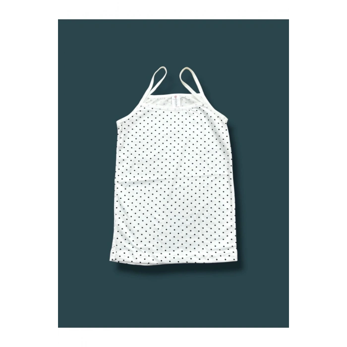 Karışık Desenli Kız Çocuk Atlet 3lü