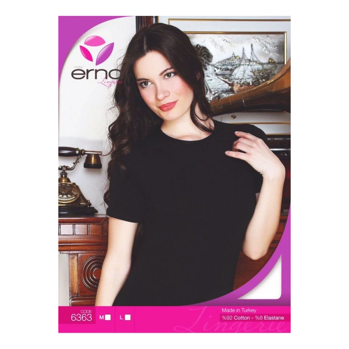 Erna Kısa Kollu Bisiklet Yaka Body